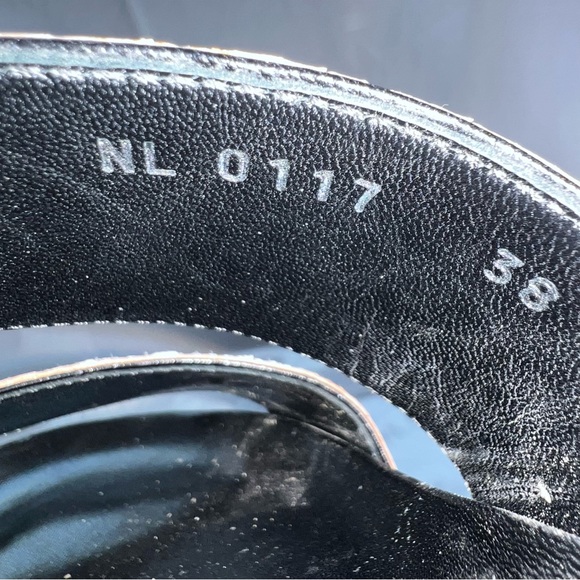 Louis Vuitton Lauriate Line Python Platform Strap Sandals Leather Shoes - Picture 9 of 10